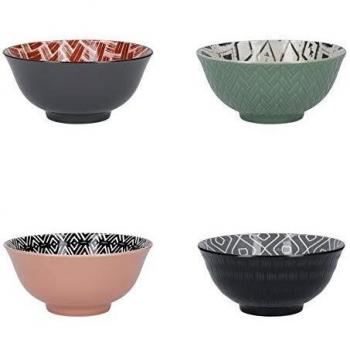 KitchenCraft Set of 4 'Designed for Life' Ceramic Bowls