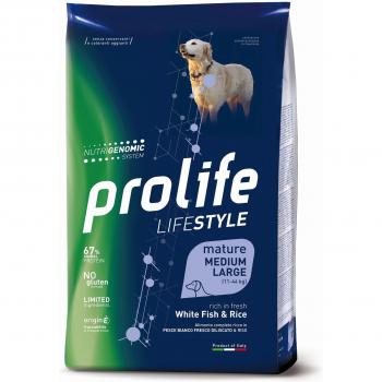 Prolife Croccantini Mature Medium/Large Pesce Bianco e Riso