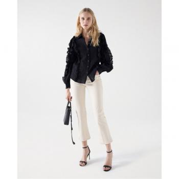 Jeans push up Destiny mujer cropped flare