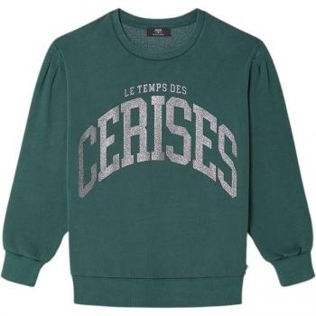 LE TEMPS DES CERISES Sweatshirt Moa Damen, grün, Gr. M