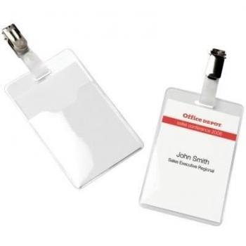 Office Depot 50 st/fp Namnskylt 90x60 mm S-klipp