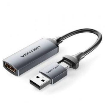 Vention Lightning Cable 2.0 USB, 480 Mbps, 2 m, Negro – Salida 2.4 A