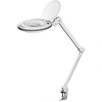 Goobay 45268: Lampe loupe LED A+ avec pince à vis – 7,5 W – Couleur blanche – 6,5 x75 x23 cm
