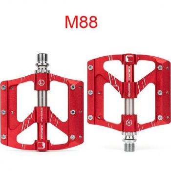 Anti‑Slip Ultra‑Light Quick Release Pedals – 3 Bearing Flat Mount for Mountain, Road and MTB Bikes