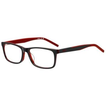Hugo 1342G Asian 0A4 Svarta Bågglasögon för Män – Modern Look