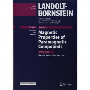 Magnetic Properties of Paramagnetic Compounds: Magnetic Susceptibility Data – Part 7