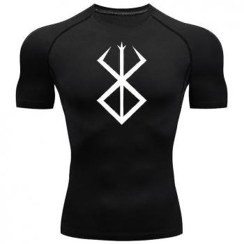T-shirt Athlétique Noir Berserk pour Homme