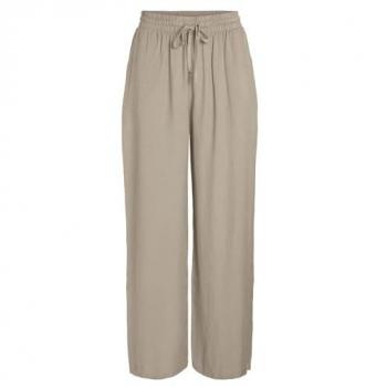 Pantalon Lin & Viscose « Relaxed Cut » – Ton Gris Pâle