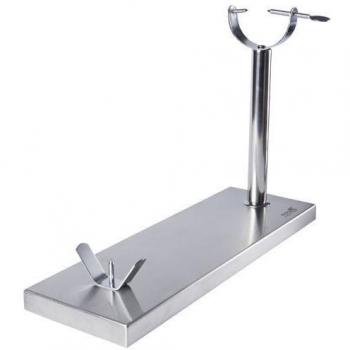Support à jambon en acier inoxydable antidérapant 17 x 49 cm