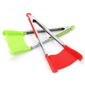 Silicone Kitchen Tongs and Spatula