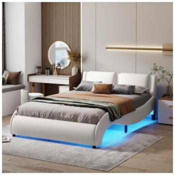 Soggiorno di Lusso Led 140x200 in Similpelle