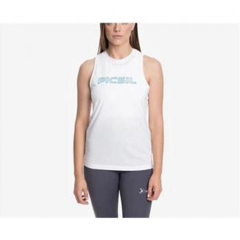 Picsil Camiseta sin mangas Blanco L Mujer