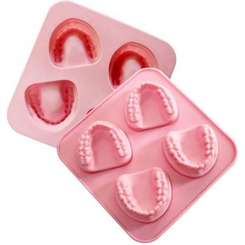 Tooth-Shaped Ice Cube Silicone Mold