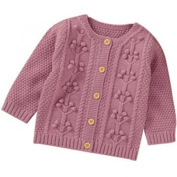 Pull solide en coton pour enfant en bas âge 3-18M