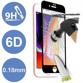 6D Ultra-Cover iPhone 7 / iPhone 8 Tempered Glass
