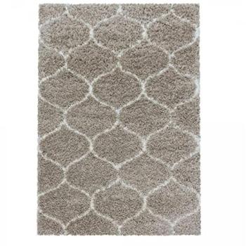 Tapis Scandinave Tissé 60x110 Beige et Crème
