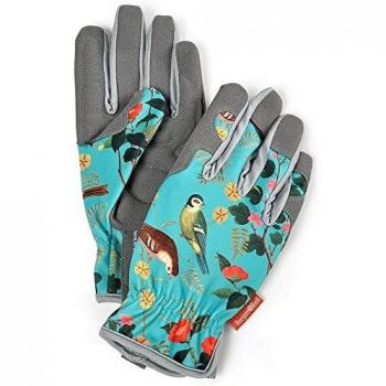 RHS Flora and Fauna Gardening Gloves for Women, Size 8.5