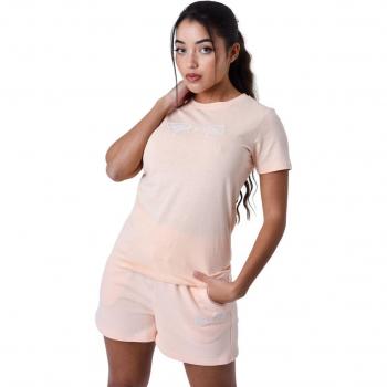 T-Shirt Damen Basic mit Stickerei und Logo Project X Paris