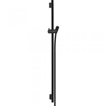 Barra de ducha Unica S 90 cm de Hansgrohe en negro mate