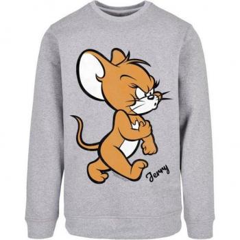 Rundhalspullover ABSOLUTE CULT Herren, 50% Baumwolle, 50% Polyester, Grau