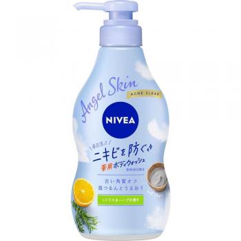 Nivea Acne Clear Citrus Body Wash with Half Fragrance Sponge