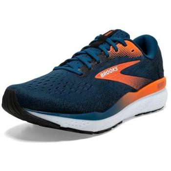 Brooks Ghost 16 chaussures de running bleu marine orange