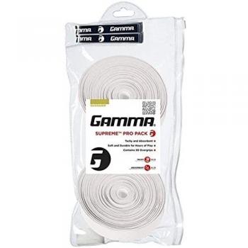Gamma Supreme overgrip, 30 pieces (white assortment)