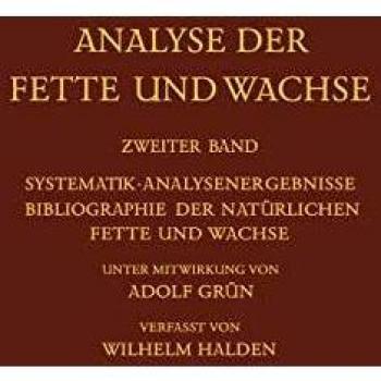 Analyse der Fette und Wachse