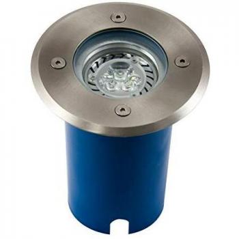 Heitronic Potsdam 36850 Lampada da incasso per esterni GU10 LED 7 W Argento