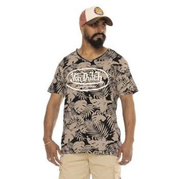 T-shirt Homme Vondutch – Coton, Gris, Manches Courtes, Col Rond