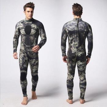 Men's 3mm Neoprene Wetsuit for Winter Diving and Surfing