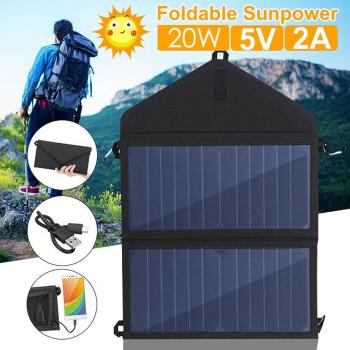 Faltbares Solar Ladegerät 5V 2A für tragbare Geräte
