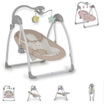 Cangaroo Altalena Elettrica Pieghevole Jessica Beige