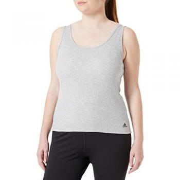 Top Femme Adidas Gris Côtelé Active Flex