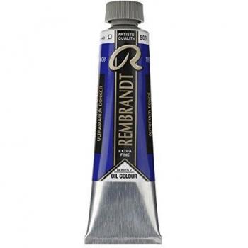 Ultramarin Dunkel Ölfarbe von Rembrandt, 40 ml