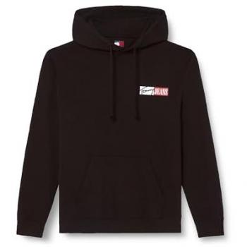 Tommy Jeans Herren Hoodie TJM REG ENTRY GRAPHIC HOODIE EXT, mit Logo, hüftlang