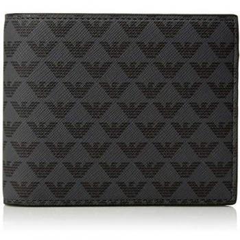 Armani Black Foldable Wallet for Men – Standard Size