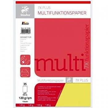 Staufen Multifunktionspapier A4 120g/qm VE=35 Blatt intensiv gelb