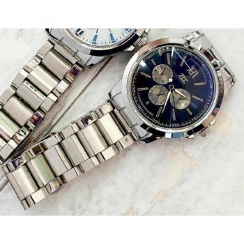 Traesio Reloj Deportivo con Pulsera Plateada