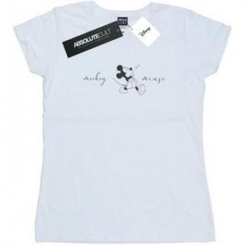 T-shirt en coton Mickey Mouse pour dames