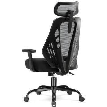 Chaise de Bureau avec Accoudoirs 3D