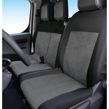 Copertura Sedili Furgoni Sp29 in Cotone Misto Nero