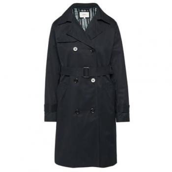 S.Oliver Slim Fit Trenchcoat Dunkelblau Größe 42
