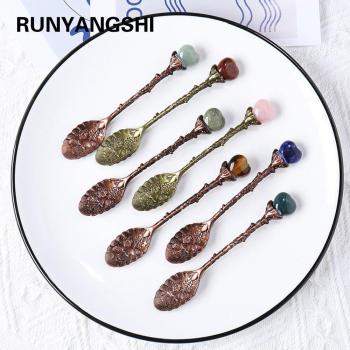 Set de cucharaditas de amatista con propiedades de salud