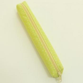 Estuche de papelería Kawaii Dot color caramelo, 1 ud