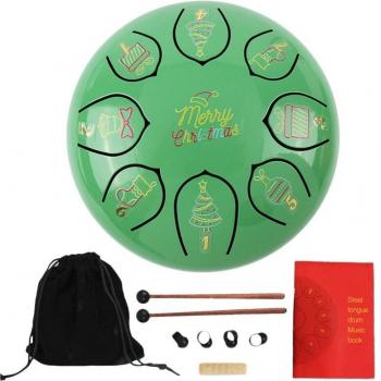 Tambor de lengüeta portátil con bolsa