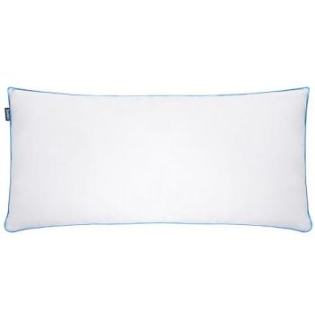 ANETO Low Bed Pillow – 40 × 80 cm, White Duck Feather & Down, Luxury Cotton Casing
