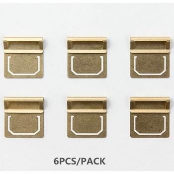 Messing Index Clips voor Boeken