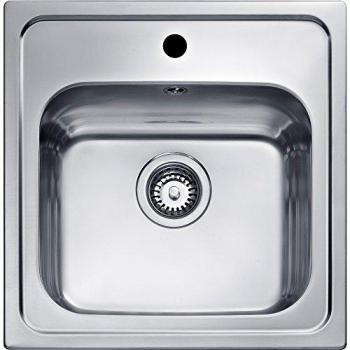 Reversible Stainless Steel Kitchen Sink – Teka Eline 1C Square Single Basin