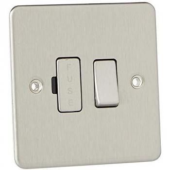 Knightsbridge Flat Plate Fused Spur Switch 13A